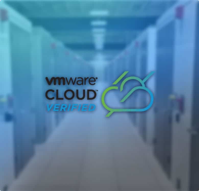 Official VMware Cloud Verified logo, signifying integration with VMware's cloud solutions