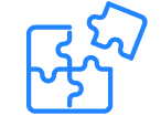 Iconic blue puzzle piece representing autism support