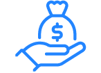 Money bag icon representing prosperity and abundance