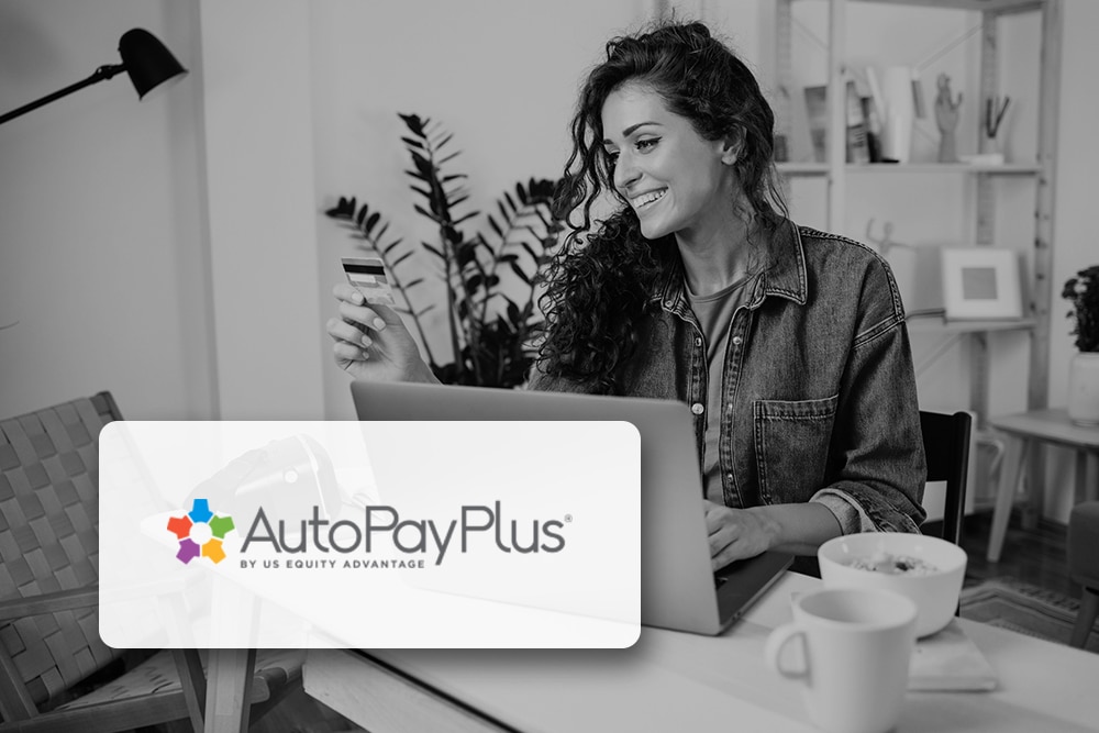 Autopayplus logo with text "Auto Pay Plus" in blue and orange colors